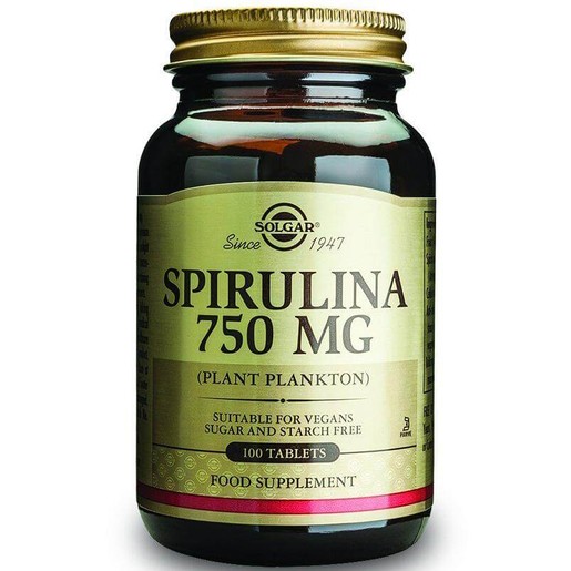 Solgar Spirulina 750mg 100 tabs Solgar Spirulina 750mg 100 tabs
