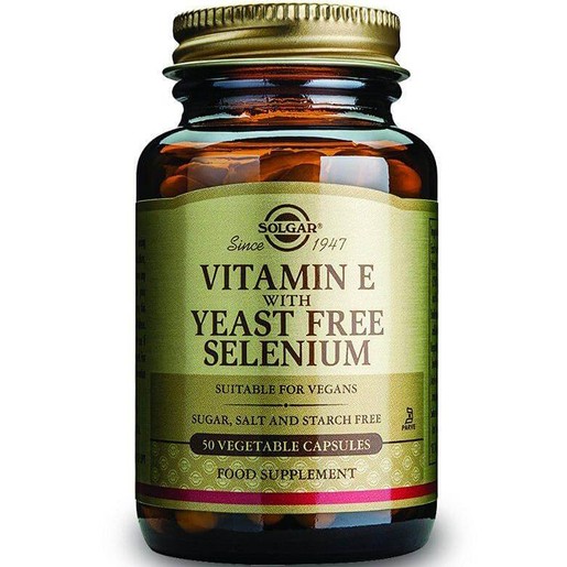 Solgar Vitamin E With Yeast-Free Selenium veg.caps Solgar Vitamin E With Yeast-Free Selenium veg.caps