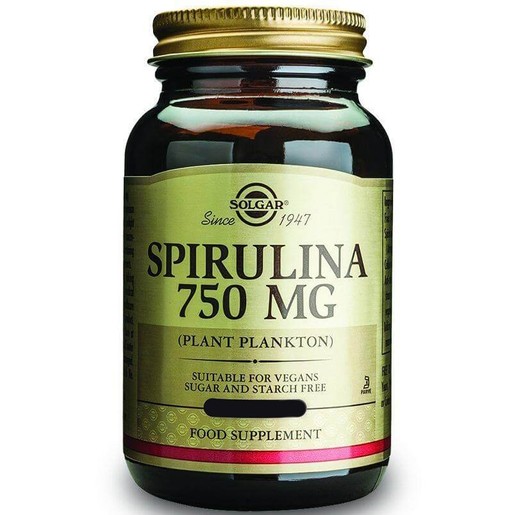 Solgar Spirulina 750mg Συμπλήρωμα Διατροφής για την Ενίσχυση του Οργανισμού, Πλούσιο σε Πρωτεΐνες 80caps Solgar Spirulina 750mg Συμπλήρωμα Διατροφής για την Ενίσχυση του Οργανισμού, Πλούσιο σε Πρωτεΐνες 80caps