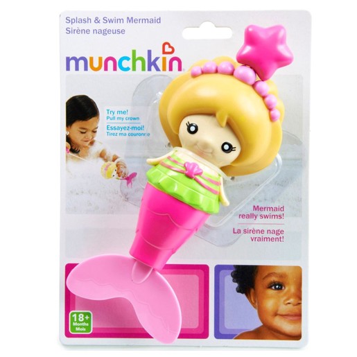 Munchkin Splash Along Mermailds Γοργόνα Παιχνίδι Για Το Μπάνιο Για Παιδιά 18m+ Munchkin Splash Along Mermailds Γοργόνα Παιχνίδι Για Το Μπάνιο Για Παιδιά 18m+
