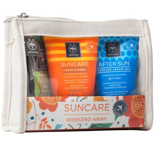 Apivita Πακέτο Προσφοράς Suncare Face & Body Protection Milk Spf30,100ml, After Sun Cream Gel 100ml, Express Beauty Aloe 2x8ml Apivita Πακέτο Προσφοράς Suncare Face & Body Protection Milk Spf30,100ml, After Sun Cream Gel 100ml, Express Beauty Aloe 2x8ml