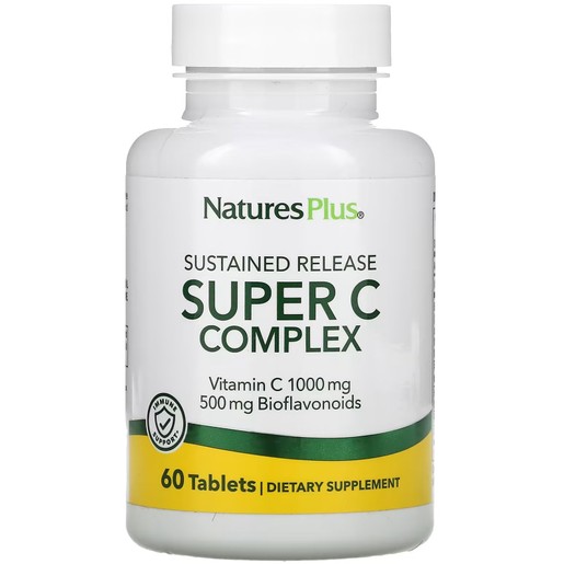 Natures Plus Super C Complex 1000mg 60tabs Natures Plus Super C Complex 1000mg 60tabs