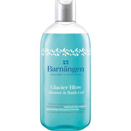 Barnangen Shower & Bath Gel Glacier Blow Αφροντούς με Φυσικά Άλατα Θαλάσσης σε Συνδυασμό με Ενυδατικό Ορό Προστασίας 400ml Barnangen Shower & Bath Gel Glacier Blow Αφροντούς με Φυσικά Άλατα Θαλάσσης σε Συνδυασμό με Ενυδατικό Ορό Προστασίας 400ml