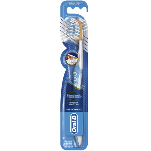 Oral-B Pro Expert Pro-Flex Οδοντόβουρτσα 38 Medium 1τεμάχιο Oral-B Pro Expert Pro-Flex Οδοντόβουρτσα 38 Medium 1τεμάχιο