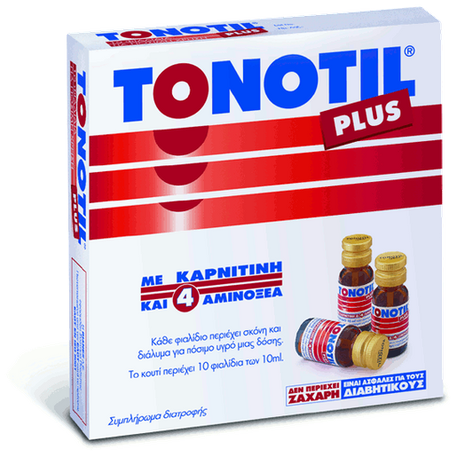 Tonotil Plus Συμπλήρωμα Διατροφής 10 Φιαλίδια x10ml & 3 Φιαλίδια Δώρο Tonotil Plus Συμπλήρωμα Διατροφής 10 Φιαλίδια x10ml & 3 Φιαλίδια Δώρο