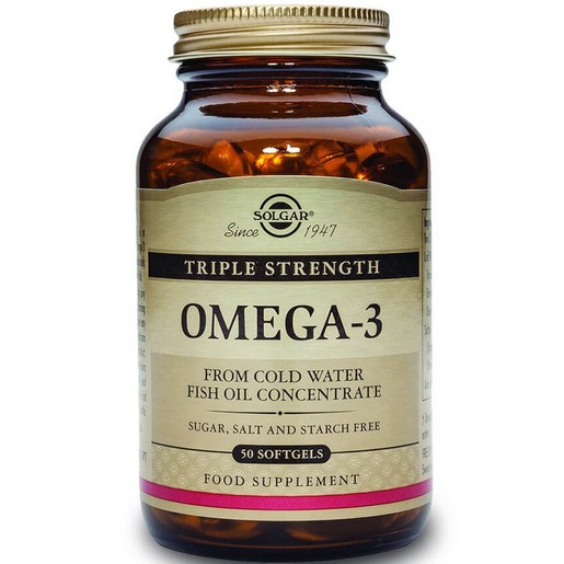 Solgar Omega-3 Triple Strength 50 softgels Solgar Omega-3 Triple Strength 50 softgels
