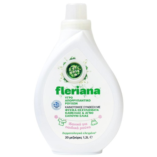 Power Health Fleriana Υγρό Απορρυπαντικό Ρούχων Από Εκχυλίσματα Καμέλιας & Πράσινο Σαπούνι Ελιάς & Άρωμα Φρεσκάδας 1,2Lt Power Health Fleriana Υγρό Απορρυπαντικό Ρούχων Από Εκχυλίσματα Καμέλιας & Πράσινο Σαπούνι Ελιάς & Άρωμα Φρεσκάδας 1,2Lt