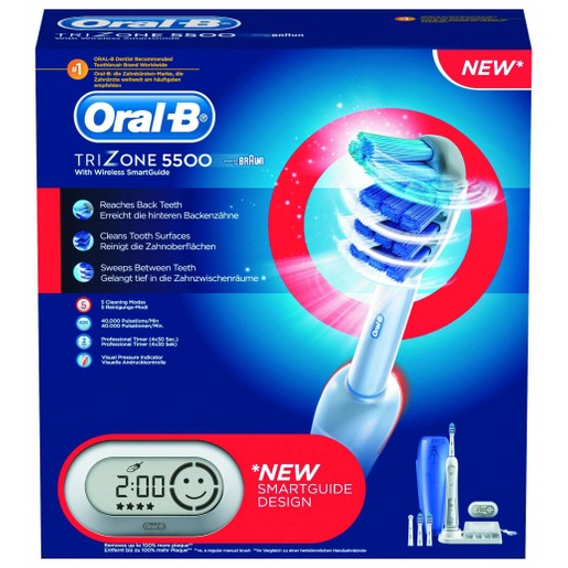 Oral-B Trizone 5500 With SmartGuide Ηλεκτρική Οδοντόβουρτσα Oral-B Trizone 5500 With SmartGuide Ηλεκτρική Οδοντόβουρτσα