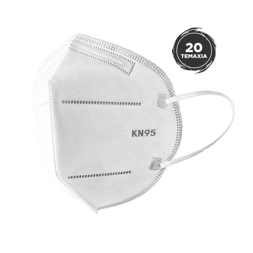 Disposable Non Medical Mask FFP2 KN95 Μάσκα Προστασίας με Μεταλλικό Έλασμα μιας Χρήσης σε Άσπρο Χρώμα 20 Τεμάχια Disposable Non Medical Mask FFP2 KN95 Μάσκα Προστασίας με Μεταλλικό Έλασμα μιας Χρήσης σε Άσπρο Χρώμα 20 Τεμάχια