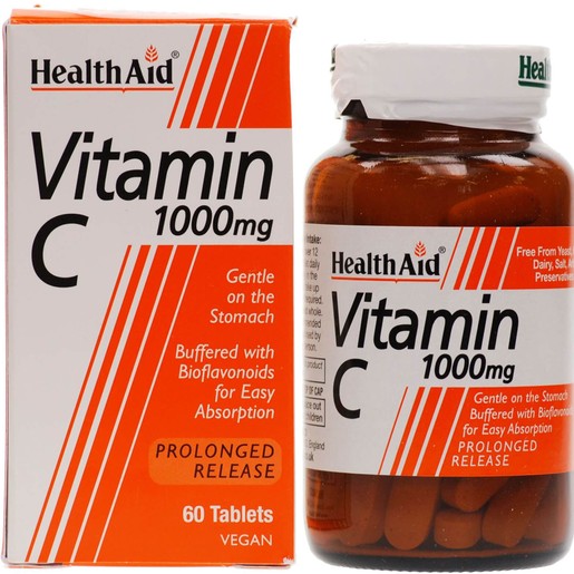 Health Aid Vitamin C 1000mg With Bioflavonoids 60tabs Health Aid Vitamin C 1000mg With Bioflavonoids 60tabs