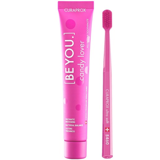 Curaprox Be You Challenger Ortho Ultra Soft Ορθοδοντική Οδοντόβουρτσα & Οδοντόκρεμα με Γεύσεις Κατά της Τερηδόνας 90ml Curaprox Be You Challenger Ortho Ultra Soft Ορθοδοντική Οδοντόβουρτσα & Οδοντόκρεμα με Γεύσεις Κατά της Τερηδόνας 90ml