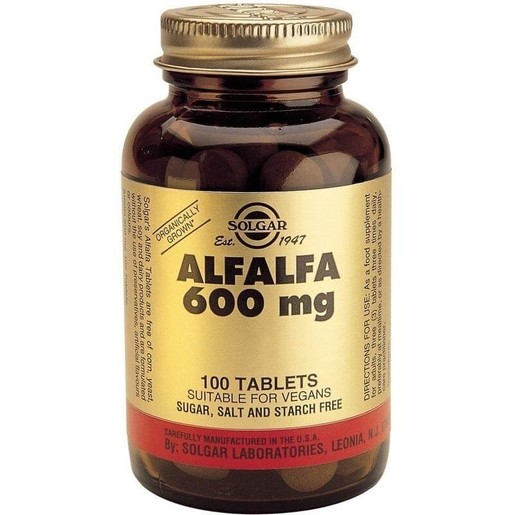 Solgar Alfalfa 600mg 100 tabs Solgar Alfalfa 600mg 100 tabs