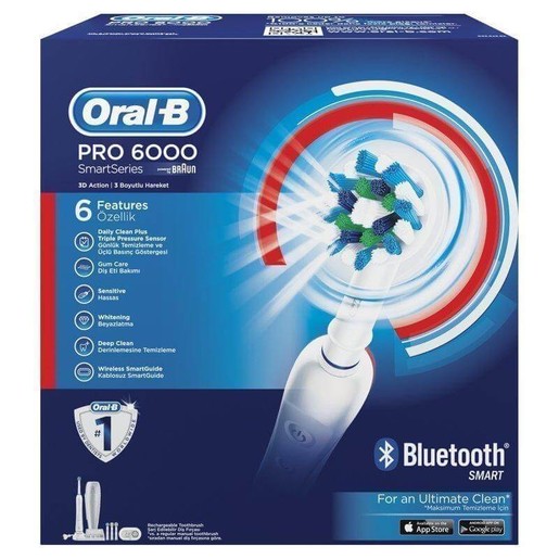 Oral-B Pro 6000 SmartSeries Ηλεκτρική Οδοντόβουρτσα Oral-B Pro 6000 SmartSeries Ηλεκτρική Οδοντόβουρτσα
