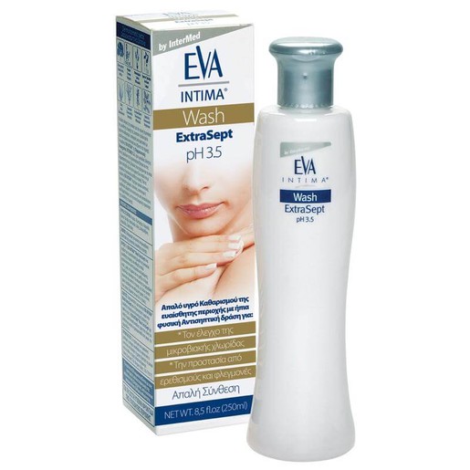 Eva Intima Wash Extrasept Απαλό Υγρό Καθημερινού Καθαρισμού της Ευαίσθητης Περιοχής 250ml Eva Intima Wash Extrasept Απαλό Υγρό Καθημερινού Καθαρισμού της Ευαίσθητης Περιοχής 250ml