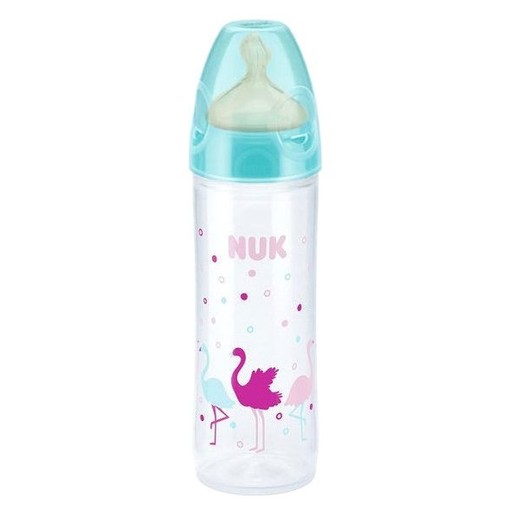 NUK New Classic Μπιμπερό Πολυπροπυλένιο Στενό Σχήμα με Θηλή Καουτσουκ 250ml NUK New Classic Μπιμπερό Πολυπροπυλένιο Στενό Σχήμα με Θηλή Καουτσουκ 250ml