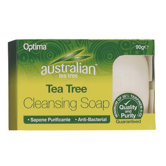 Optima Australian Tea Tree Antiseptic Cleansing Soap Παρέχει Βαθύ Καθαρισμό Και Αντισηπτική Προστασία 90gr