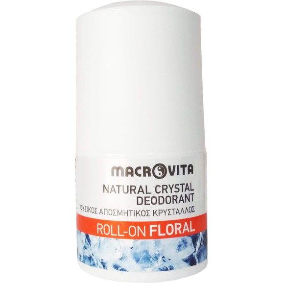 Macrovita Natural Crystal Deodorant Roll-On Floral 50ml
