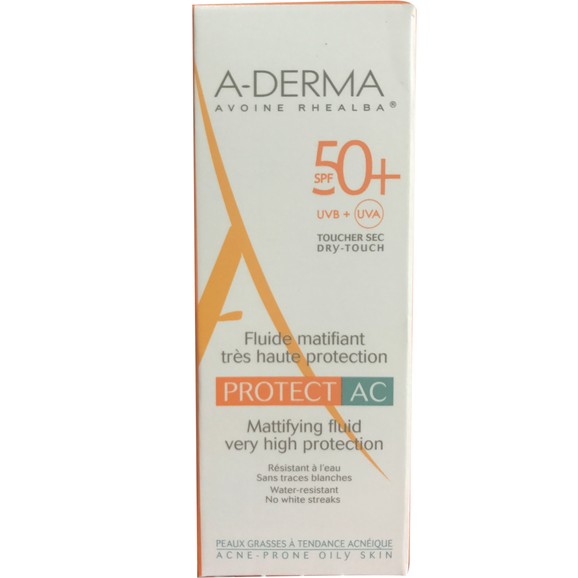 Δώρο A-Derma Protect AC Fluide Matifiant Spf50+ Αντηλιακή Κρέμα Προσώπου Ματ Αποτέλεσμα για Λιπαρές Επιδερμίδες 5ml