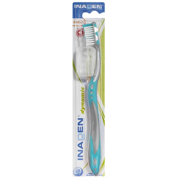 Inaden Dynamic Medium Toothbrush 1 Τεμάχιο - Γαλάζιο