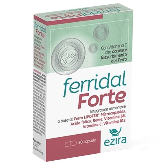Ezira Ferridal Forte Food Supplement 30caps 