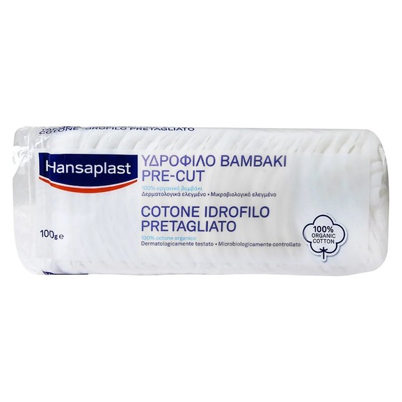 Hansaplast Cotton Pre-Cut 100gr