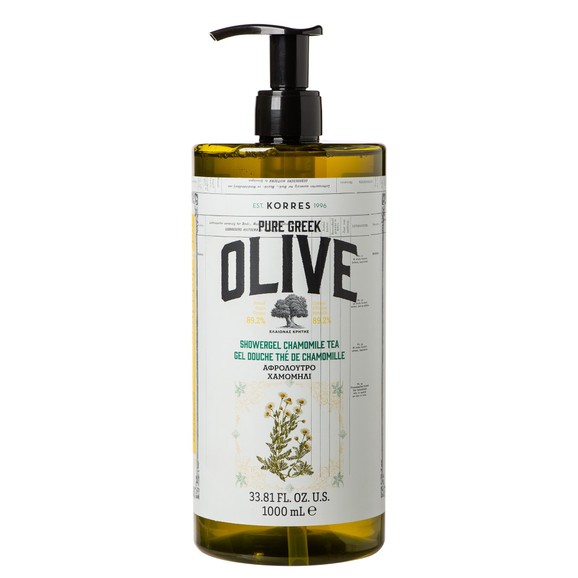 Korres Pure Greek Olive Shower Gel Chamomile Tea 1000ml