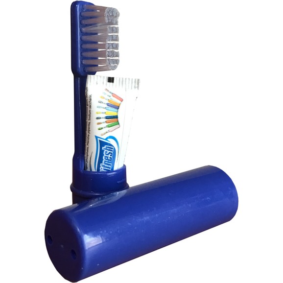 Δώρο Mini Size Οδοντόβουρτσα - Οδοντόκρεμα σε Μπλε Συσκευασία