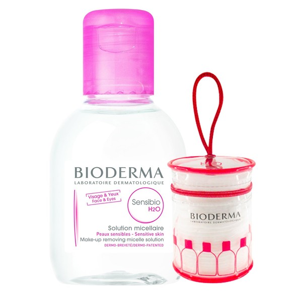 Δώρο Bioderma Sensibio H20 Ήπιο Διάλυμα Καθαρισμού & Ντεμακιγιάζ Προσώπου Ματιών για Ευαίσθητες Επιδερμίδες 100ml & Cotton Pouch