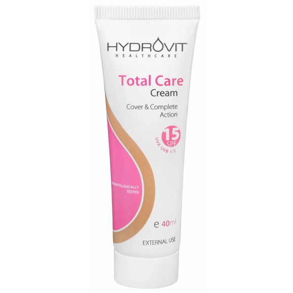 Δώρο Hydrovit Total Care Cream Spf15 Ολοκληρωμένη, Καθημερινή Κρέμα με Χρώμα, Επικαλυπτική Δράση & Αντηλιακή Προστασία 40ml Δώρο Hydrovit Total Care Cream Spf15 Ολοκληρωμένη, Καθημερινή Κρέμα με Χρώμα, Επικαλυπτική Δράση & Αντηλιακή Προστασία 40ml