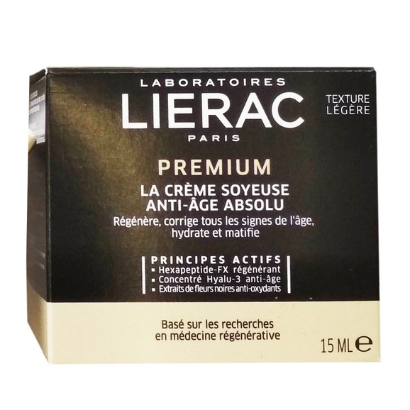 Δώρο Lierac Premium Anti-Age Absolu Light Texture Λεπτόρρευστη Κρέμα Απόλυτης Αντιγήρανσης, Λείανσης & Σύσφιξης της Επιδερμίδας 15ml