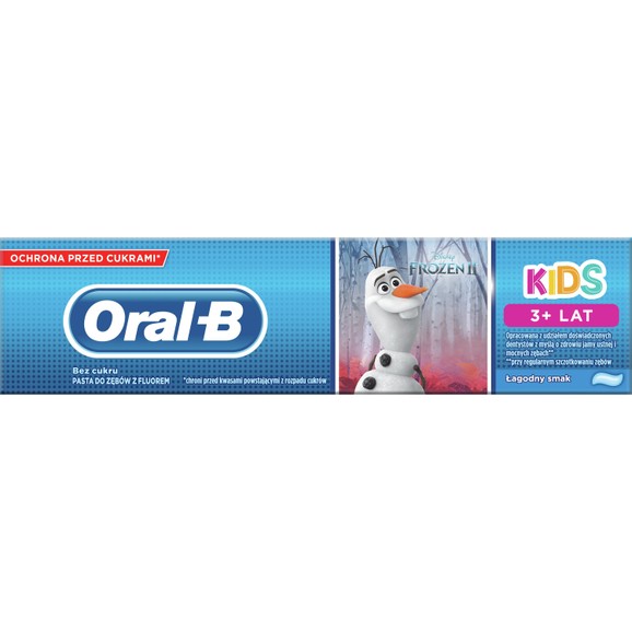 Δώρο Oral-B Kids 3+ Years Toothpaste Παιδική Οδοντόκρεμα από 3 Ετών, με Γεύση Μέντα 75ml