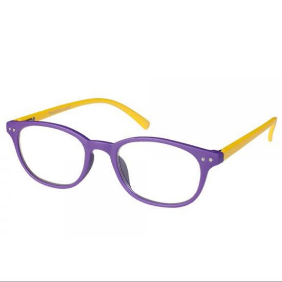 Eyelead Γυαλιά Διαβάσματος Unisex Μωβ Κίτρινο Κοκκάλινο E155
