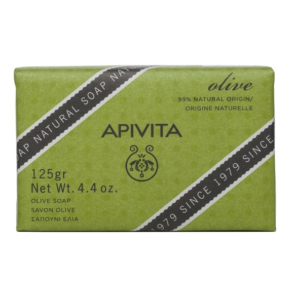 Apivita Natural Soap With Olive 125g Apivita Natural Soap With Olive 125g