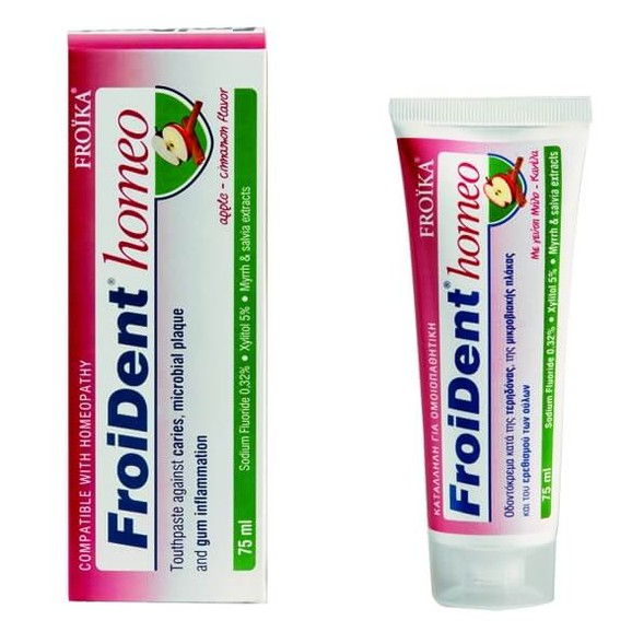 Froika Froident Homeo Toothpaste Μήλο-Κανέλα 75ml