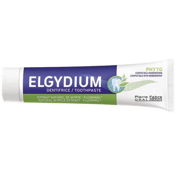 Δώρο Elgydium Phyto Toothpaste Καθημερινή Οδοντόκρεμα Κατά της Πλάκας με Φυσικό Εκχύλισμα Μυρτιάς, Συμβατή με Ομοιοπαθητική 7ml