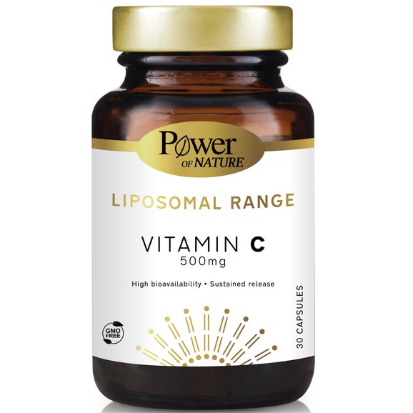 Power of Nature Liposomal Range Vitamin C 500mg 30caps