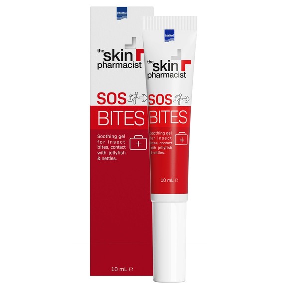 The Skin Pharmacist SOS Bites Καταπραϋντική Γέλη Άμεσης Ανακούφισης Από Τσιμπήματα Εντόμων & Επαφή με Μέδουσες ή Τσουκνίδες 10ml