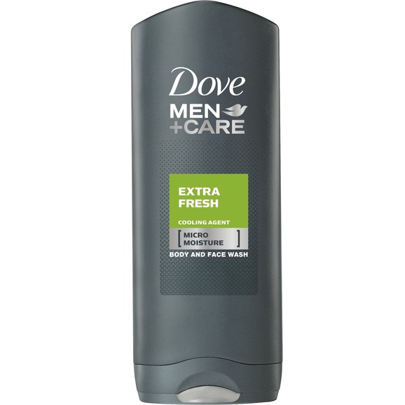 Dove Men Care Extra Fresh Body & Face Wash Αφρόλουτρο για Ενυδάτωση & Φρεσκάδα στην Ανδρική Επιδερμίδα 400ml