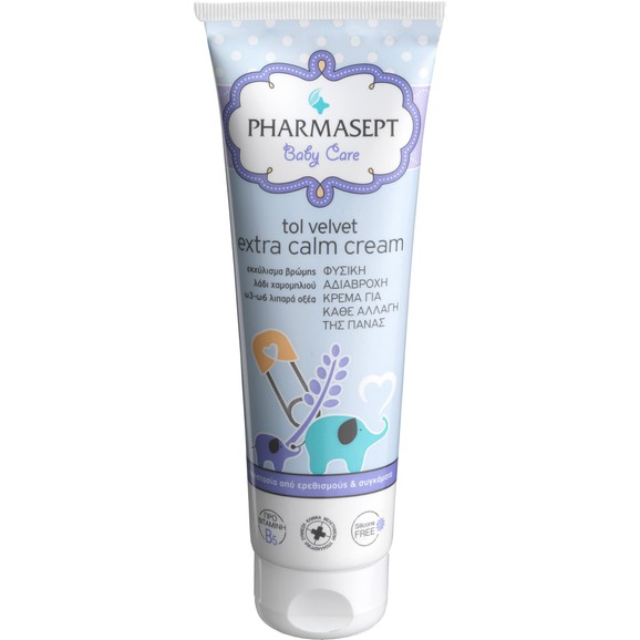Δώρο Pharmasept Tol Velvet Baby Extra Calm Cream Κρέμα Καταπράυνσης των Ερεθισμών, Ενυδατώνει το Ευαίσθητο Δέρμα 150ml