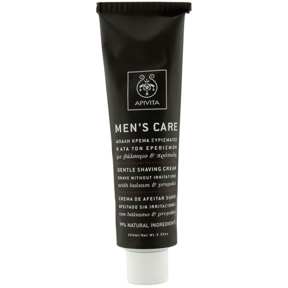 Apivita Mens Care Gentle Shaving Cream With Balsam & Propolis 100ml Apivita Mens Care Gentle Shaving Cream With Balsam & Propolis 100ml