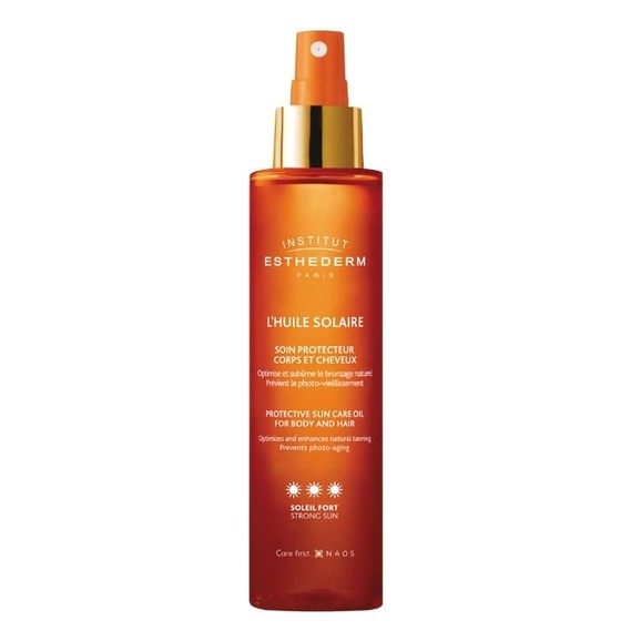 Institut Esthederm L΄Huile Solaire Protective Sun Care Oil for Body & Hair Strong Sun 150ml