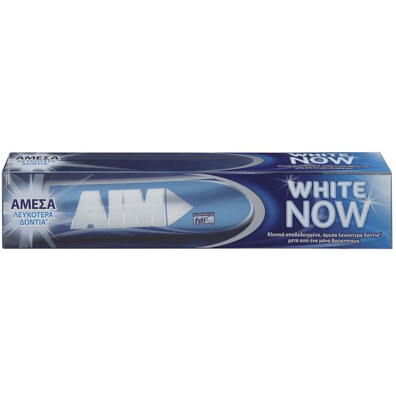 AIM White Now Οδοντόκρεμα για Άμεσα Λευκότερα Δόντια 75ml