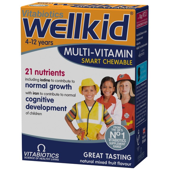Vitabiotics Wellkid Multi-Vitamin Smart Chewable 30 Chew.tabs