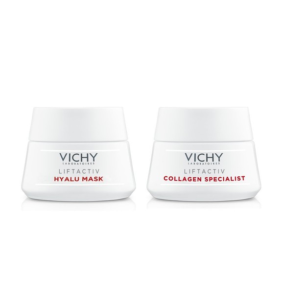 Δώρο Vichy Liftactiv Specialist Hyalu Masque 15ml & Liftactiv Specialist Collagen 15ml (1 Σετ ανά Παραγγελία)