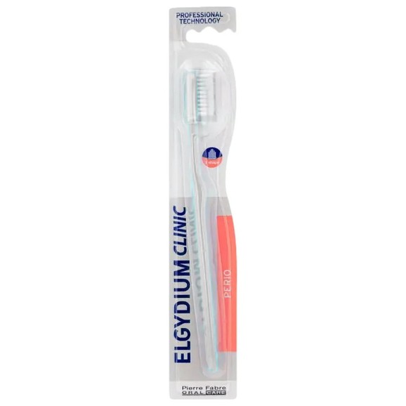 Elgydium Clinic Perio V-Shape Toothbrush 1 Τεμάχιο - Λευκό