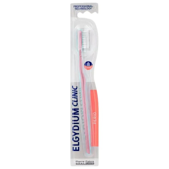 Elgydium Clinic Perio V-Shape Toothbrush 1 Τεμάχιο - Ροζ