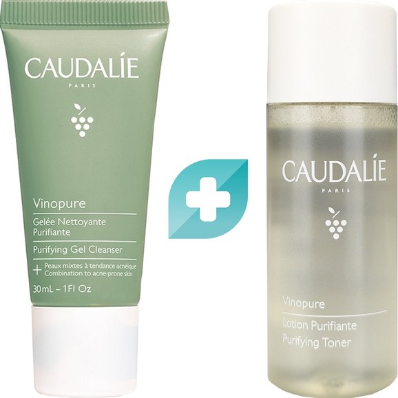 Σετ Δώρο Caudalie Vinopure Purifying Gel Cleanser 30ml & Toner 50ml Σετ Δώρο Caudalie Vinopure Purifying Gel Cleanser 30ml & Toner 50ml