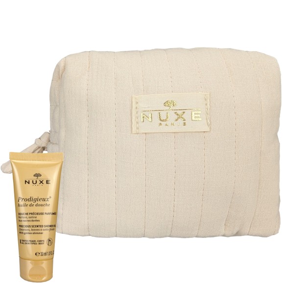 Δώρο Σετ Nuxe Trex Sunny Linen Travel Pouch 1 Τεμάχιο & Prodigieux Huile de Douche Precious Scented Shower Oil 30ml Δώρο Σετ Nuxe Trex Sunny Linen Travel Pouch 1 Τεμάχιο & Prodigieux Huile de Douche Precious Scented Shower Oil 30ml
