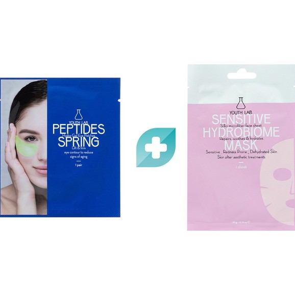 Δώρο Σετ Δώρο Youth Lab Peptides Spring Hydra-Gel Eye Patches 1 Ζευγάρι & Sensitive Hydrobiome Mask 1 Τεμάχιο