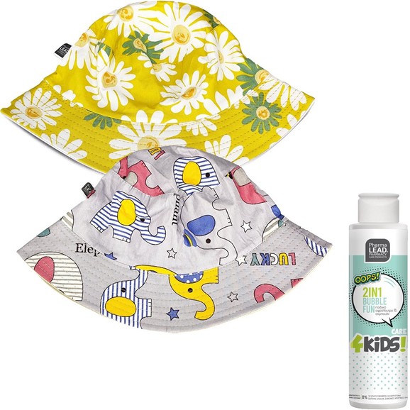 Σετ Δώρο Pharmalead 4Kids 2in1 Bubble Fun 100ml & Καπέλο σε Τυχαία Επιλογή Σχεδίου 1 Τεμάχιο